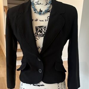 RARE- VINTAGE-Rampage Classic Black Women's Blazer.FITS MY SIZE 6 MANNEQUIN